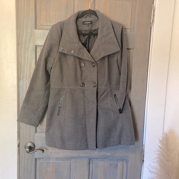Gray Eclipse Dress Coat - Picture 1 of 5
